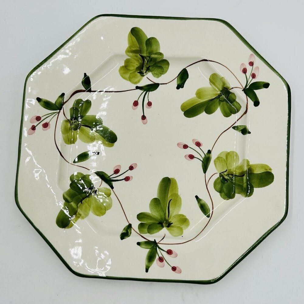 Casa Fina 9.5" Salad Plate Portugal Hand Painted Ivy 761